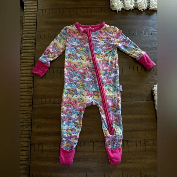 Posh peanut x lisa frank markie magic convertible one piece 3-6 month rare - Picture 1 of 4